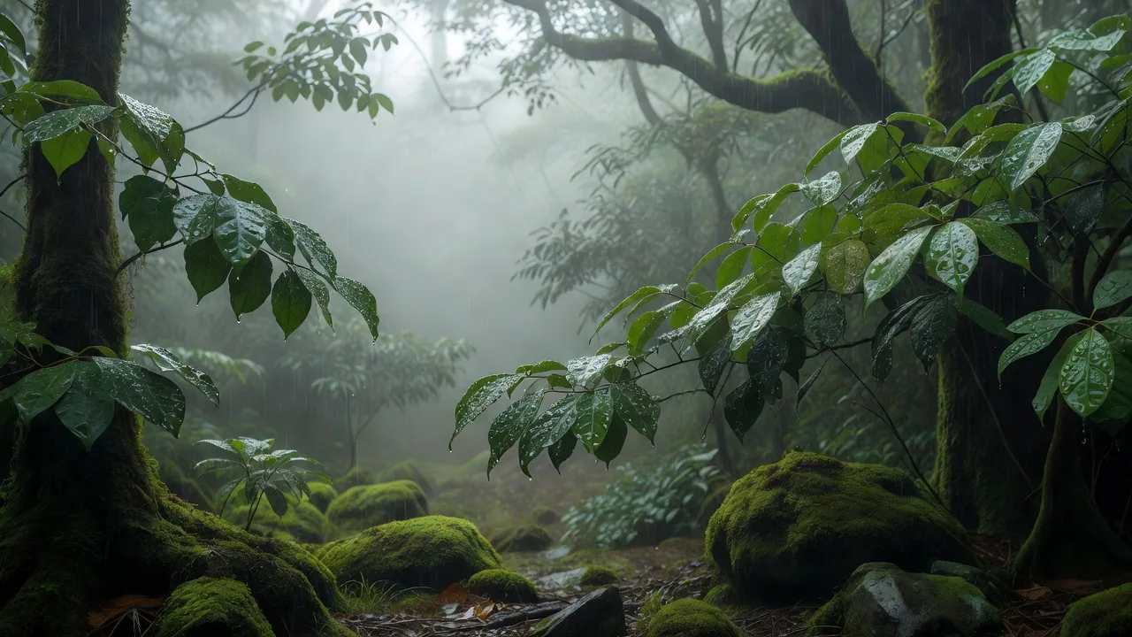 雨露の森